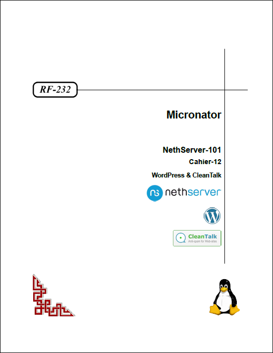 NethServer-101, Cahier-12: WordPress & CleanTalk