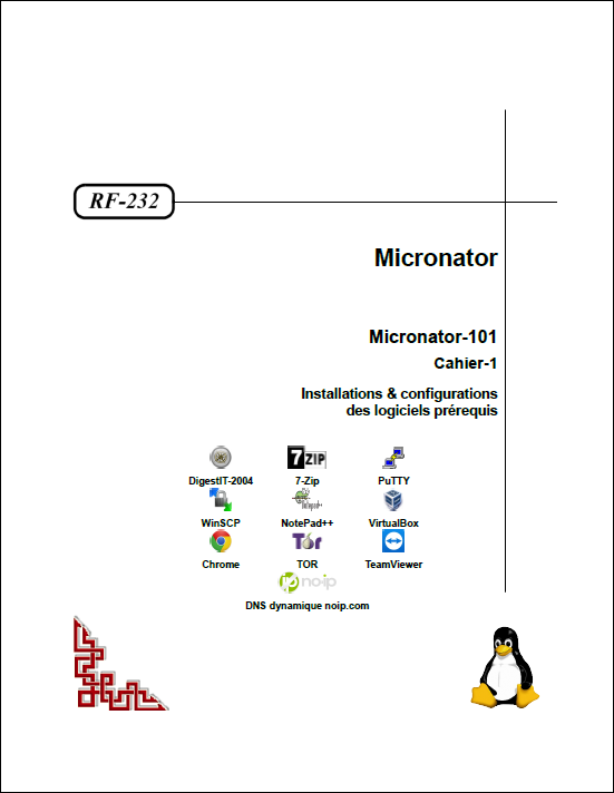 Cahier-1: Installations & configurations des logiciels prérequis