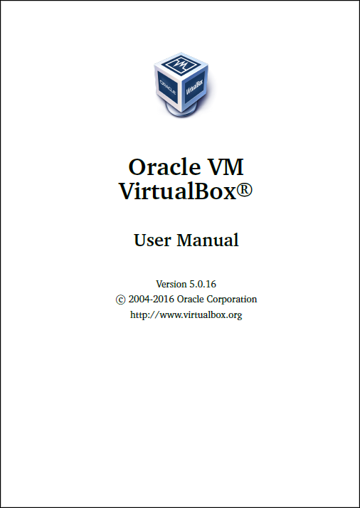 VirtualBox-5.0.16 User Manual
