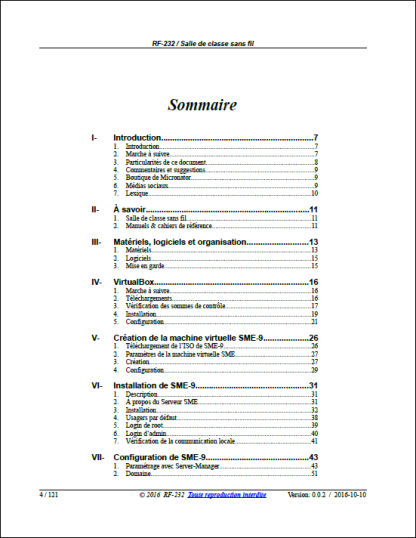 Sommaire page 1